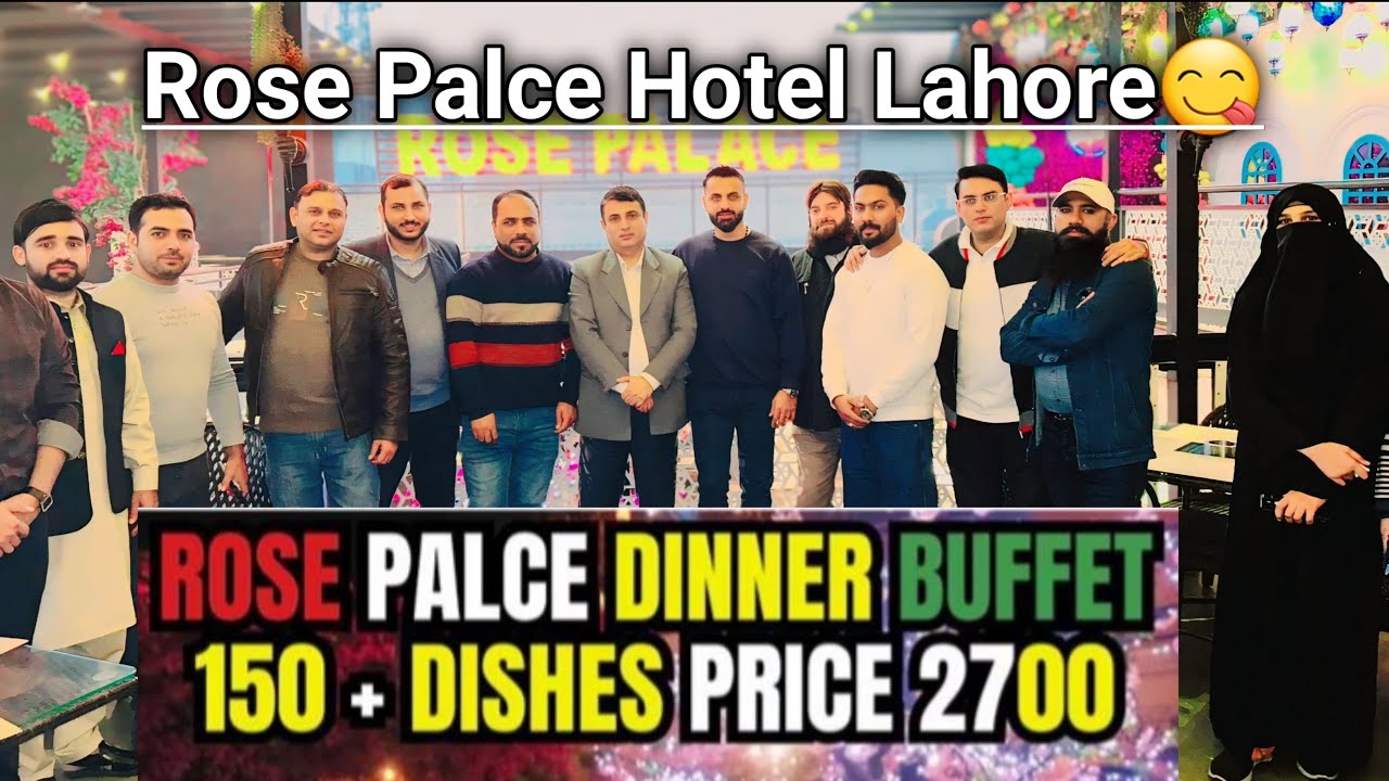 Rose palace hotel 🏨 Dinner Buffet😋​Full Entertainment 🤪⁠@rajabbutt94 