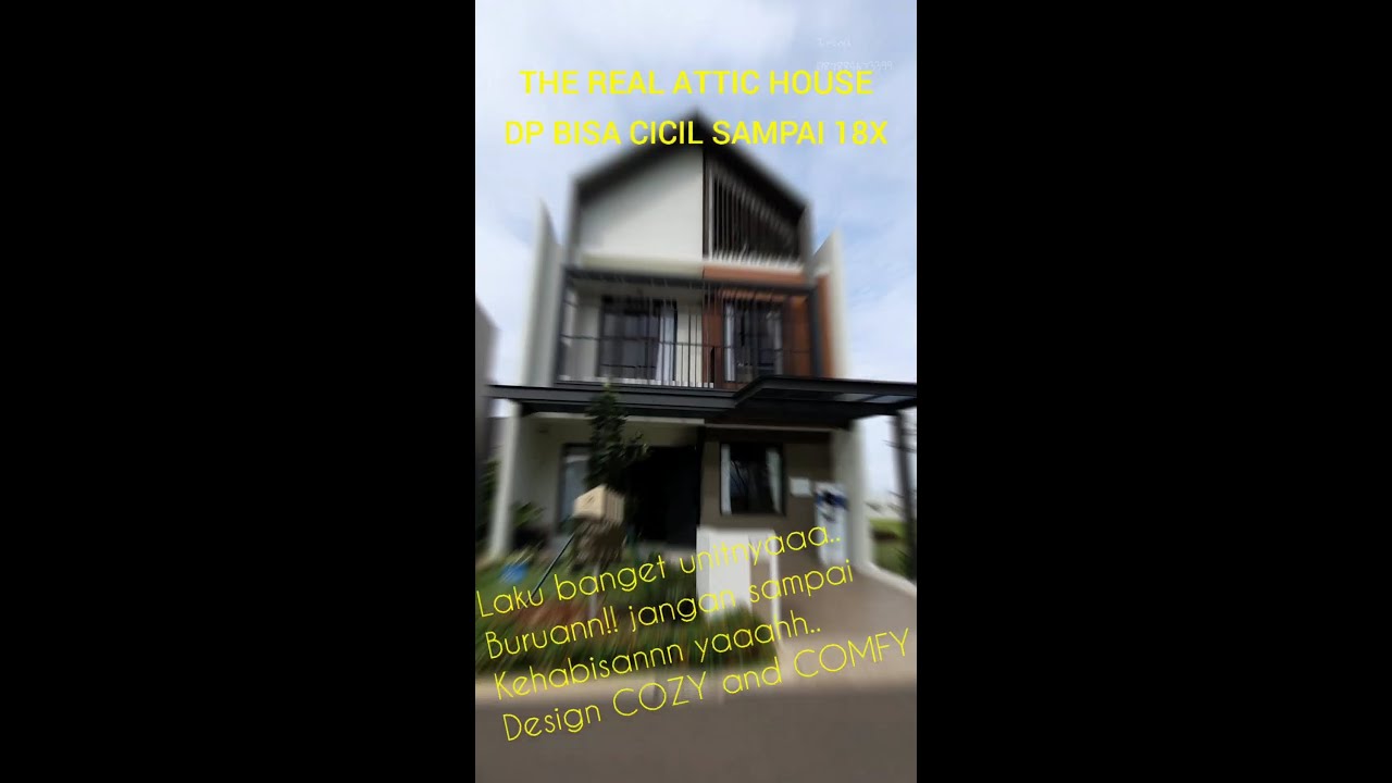 RUMAH DIBAWAH 2M DENGAN ATTIC - LEONORA SUMMARECON SERPONG