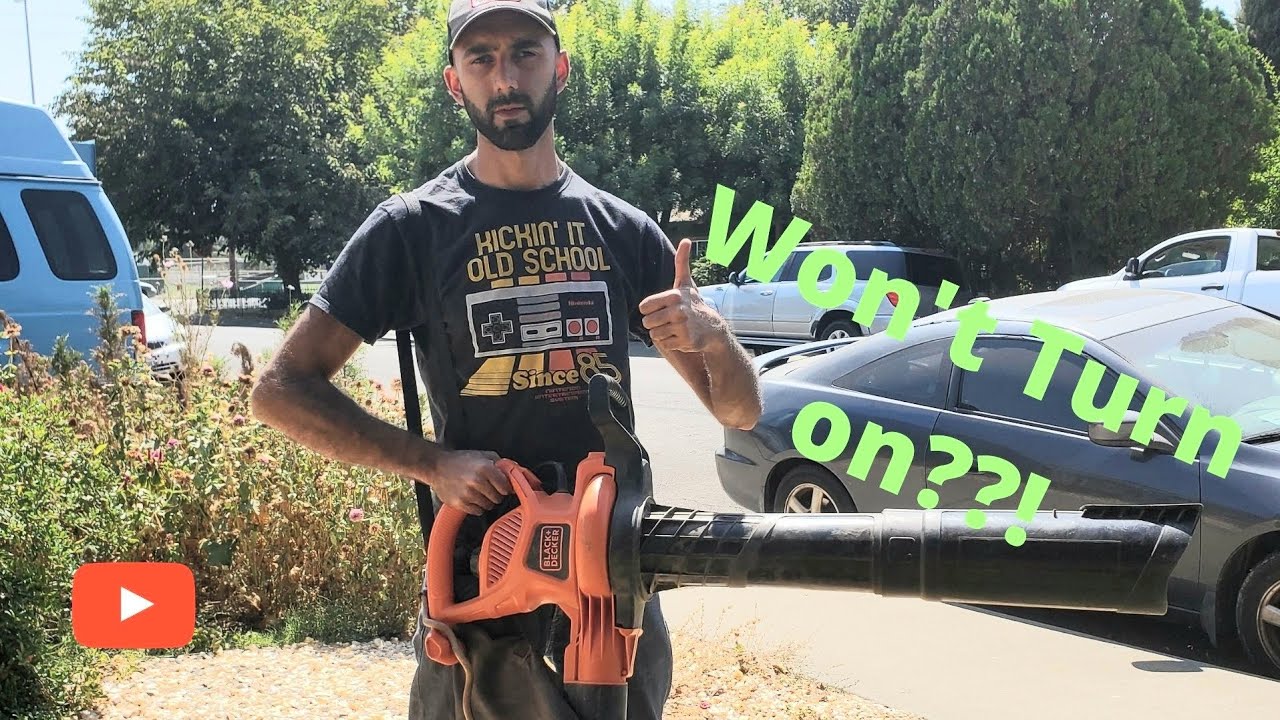 Free Finds: Repairing An Electric Leaf Blower