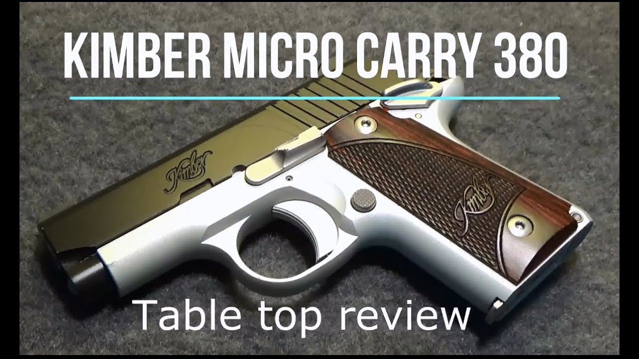 Обзор настольного рюкзака Kimber Micro Carry 380 — выпуск 202004