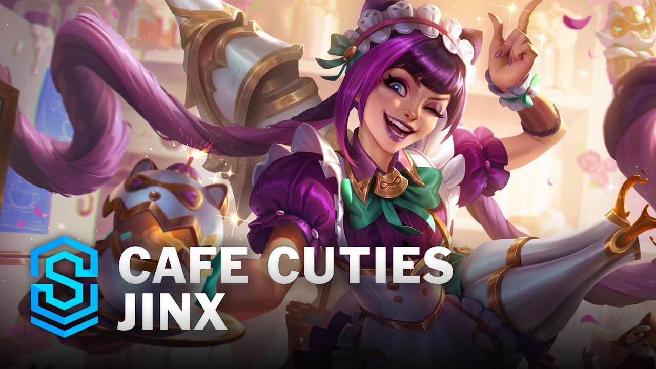 Cafe Cuties Jinx Skin Spotlight - League of Legends