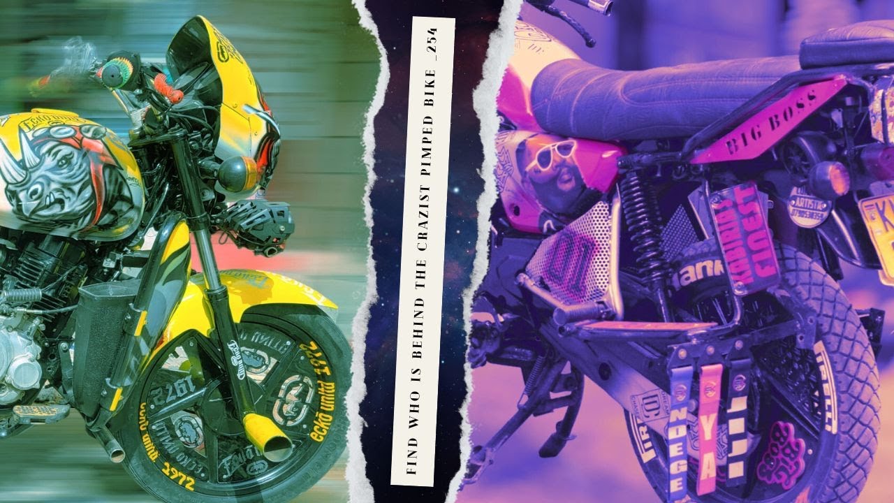 ONLY IN KENYA :THE CRAZIEST PIMPED UP BIKES IN KENYA | #Nduthiculture | #streetart | #kenyannculture