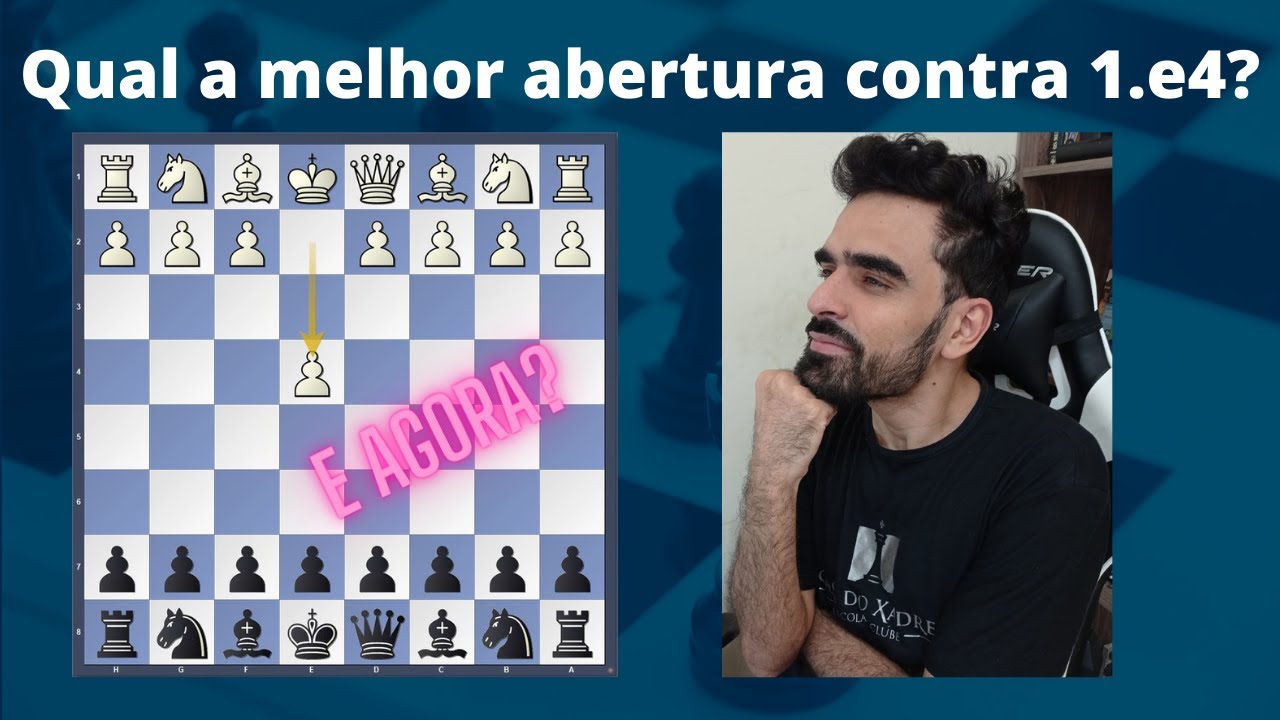 QUAL A MELHOR ABERTURA DE XADREZ CONTRA 1.E4??? - MI ROBERTO MOLINA TE D&Aacute; A SOLU&Ccedil;&Atilde;O!!!