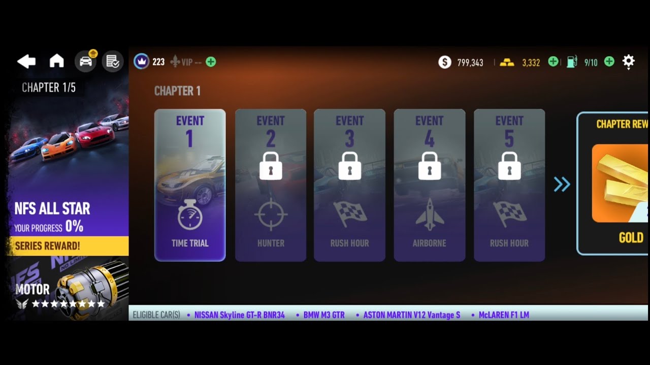 NFS ALL STAR  Chapter 1 (Aston Martin V12 Vantage S) | nfsnl car series