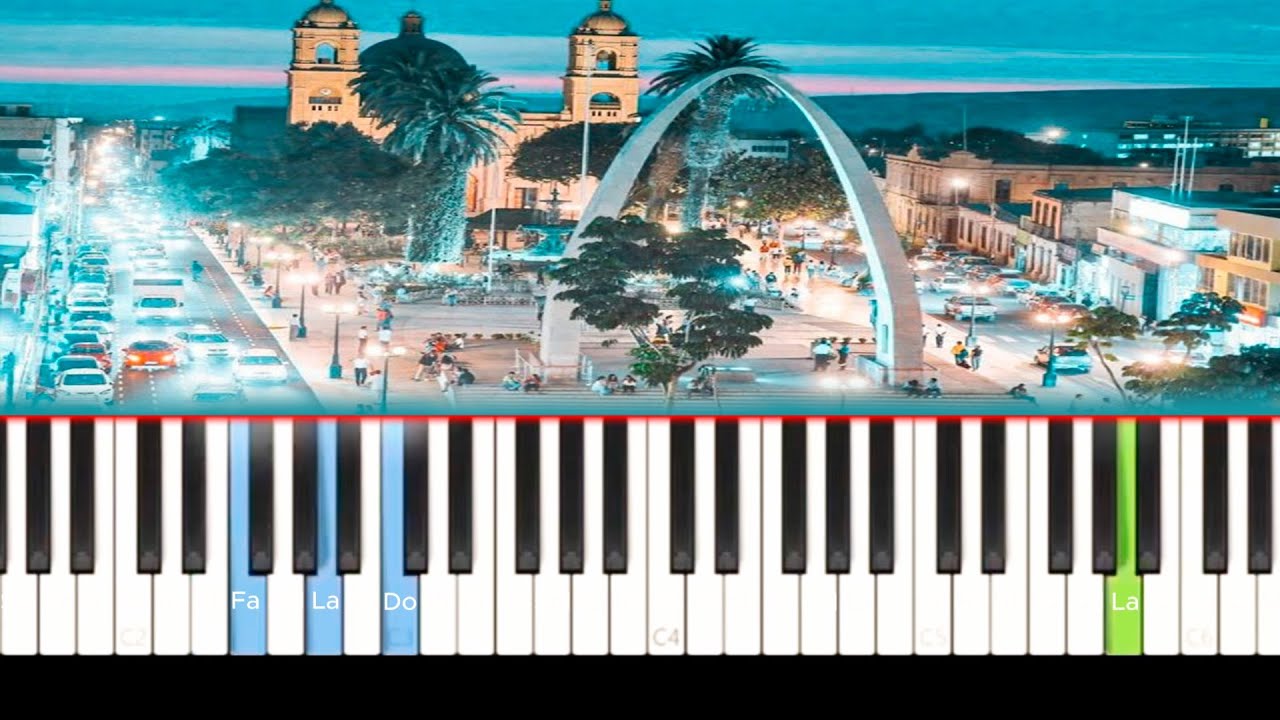 TACNA HERMOSA / Polka / Piano Tutorial / Notas Musicales