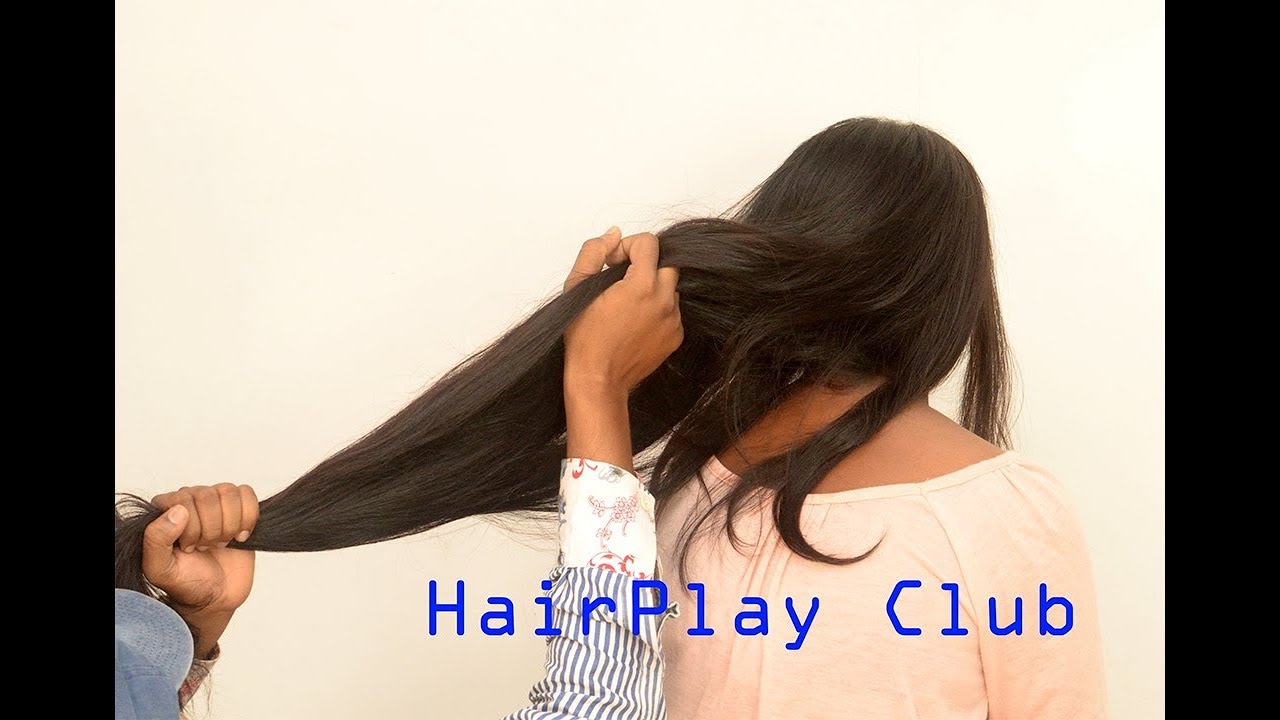 Seductive Long Hair Play
