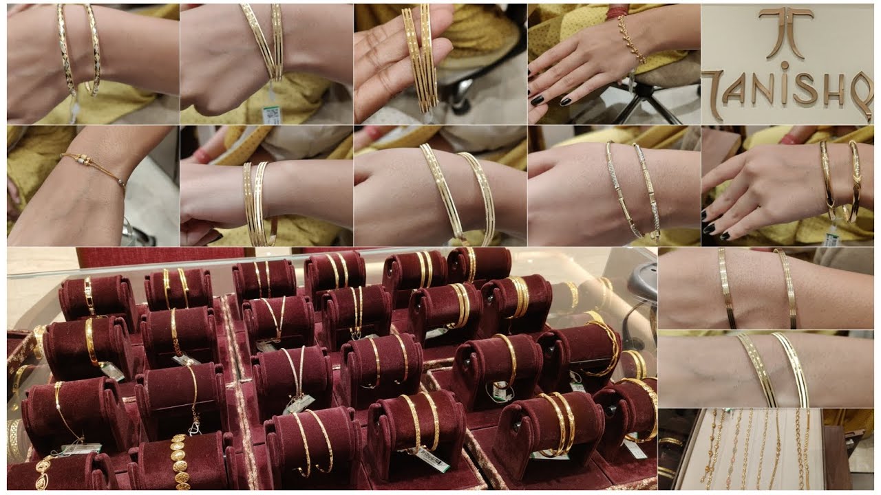 Tanishq #Lightweight bracelet and bangles 3grm to 19grm # daliywear 
