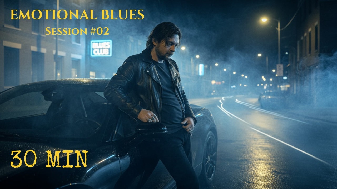Late Night Blues – 30 Min Deep Emotional Blues Guitar | Midnight Relaxation Session #02