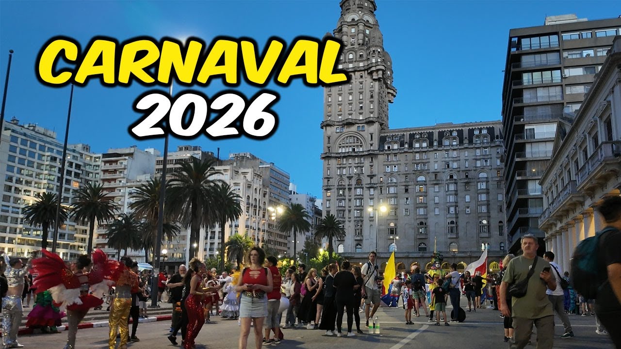 🇺🇾 Así se vive la PREVIA del DESFILE inaugural del CARNAVAL 2026 | Montevideo