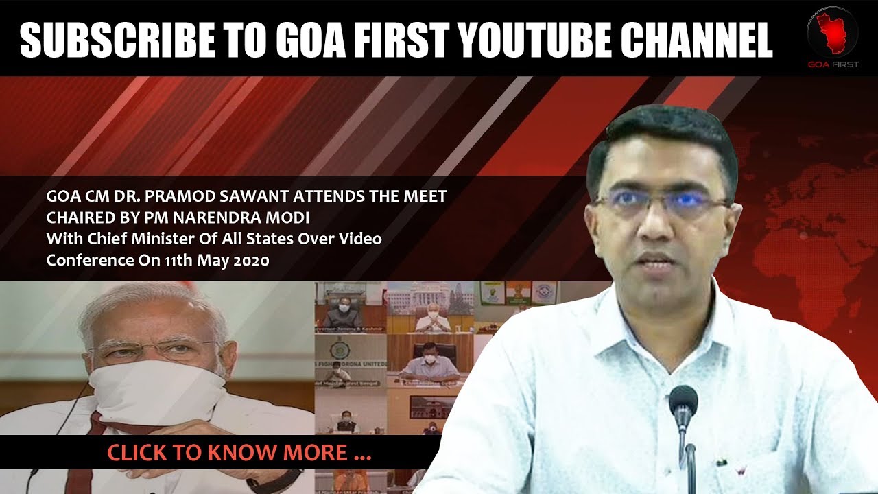 GOA CM DR  PRAMOD SAWANT ATTENDS THE MEET CHAIRED BY PM NARENDRA MODI