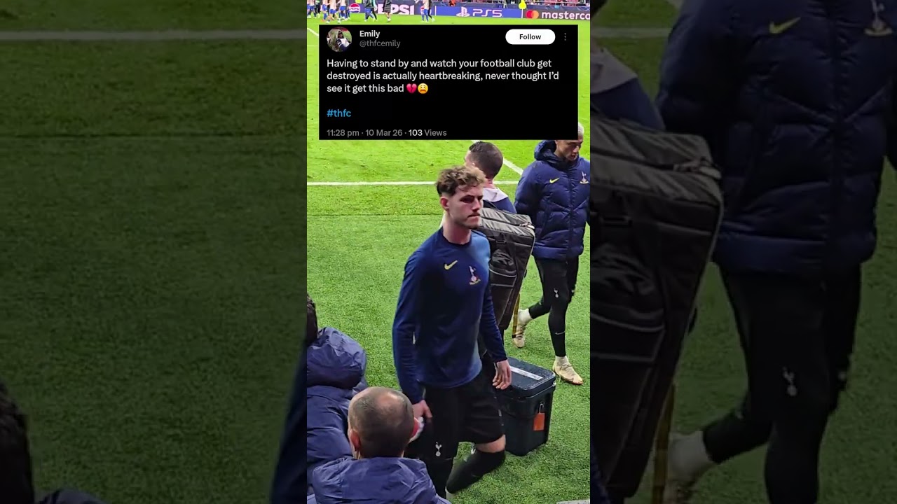 Spurs Fans reaction to Althetico Madrid demage | atletico madrid vs tottenham