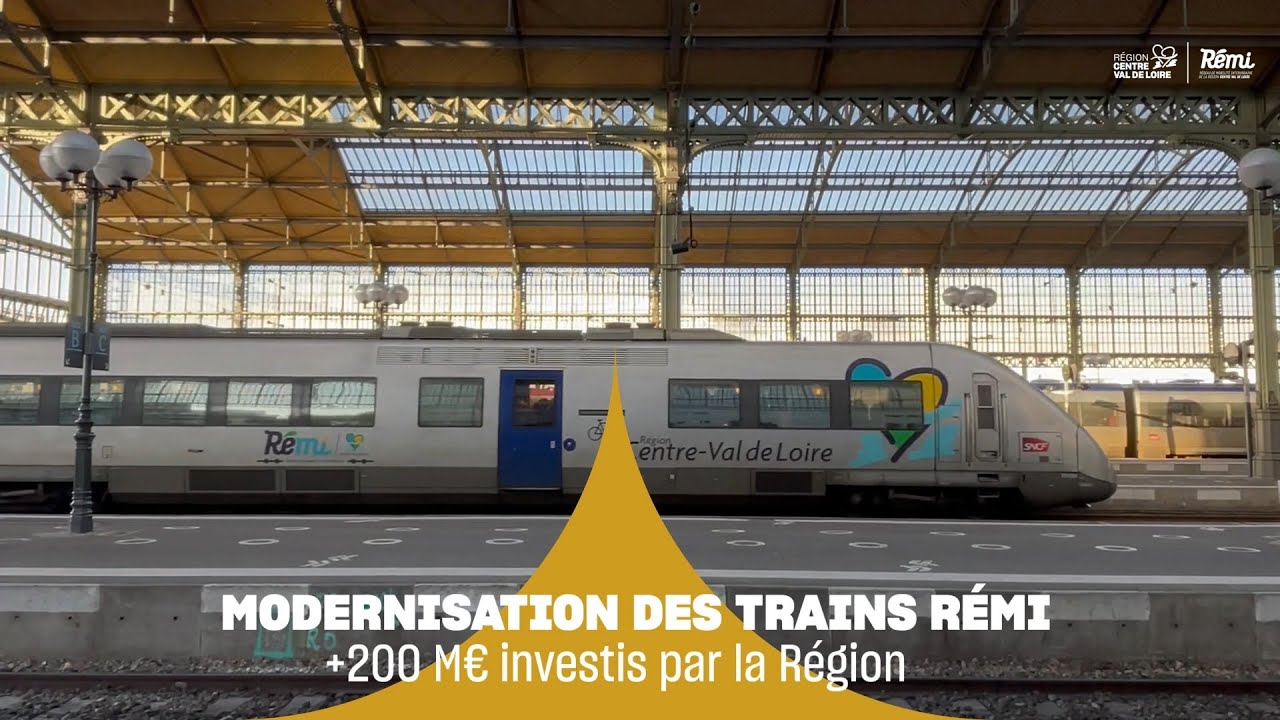 🚆 Modernisation des trains R&eacute;mi Z21500 : +200 M&euro; investis en Centre-Val de Loire