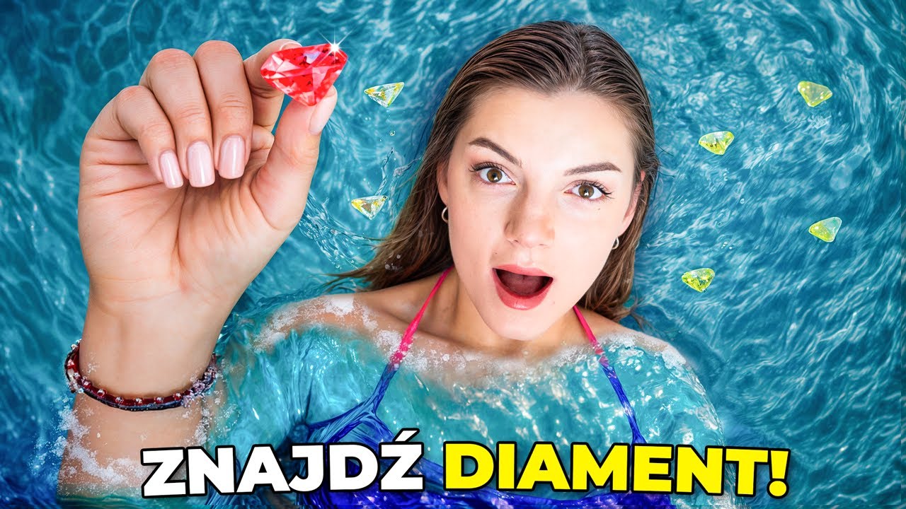 Kto pierwszy znajdzie DIAMENT W BASENIE 💎 - WYGRYWA $$$