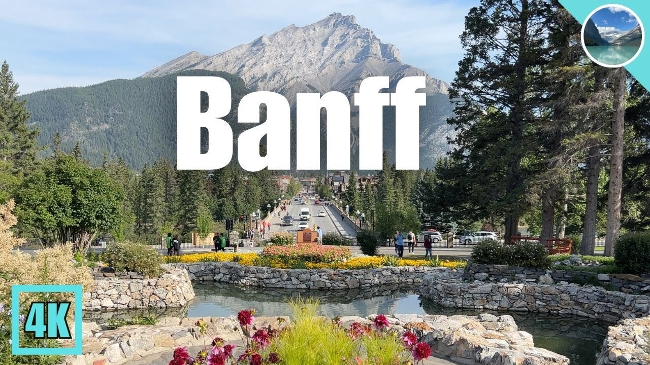Complete Banff Walk series 🇨🇦 Bow Falls and Fairmont Banff Springs Hotel