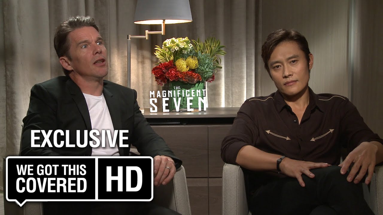Exclusive Interview: Ethan Hawke and Byung-hun Lee Talk The Magnificent Seven [HD]