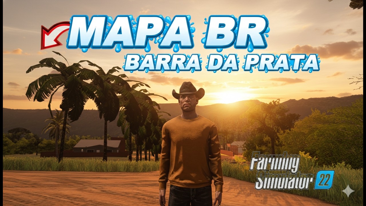 BARRA DA PRATA MAP BR do FS19 no FS22 Top | Apresentando Mods | APRESENTANDO | Farming Simulator 22