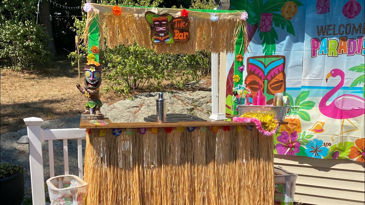 Making a tiki bar out of pallets