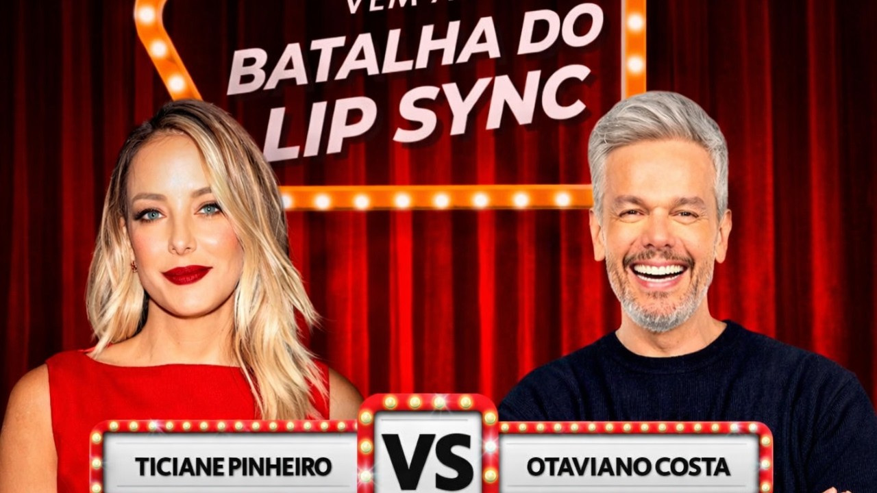 Otaviano Costa vence duelo contra Ticiane Pinheiro na Batalha do Lip Sync do Doming&atilde;o com Huck!