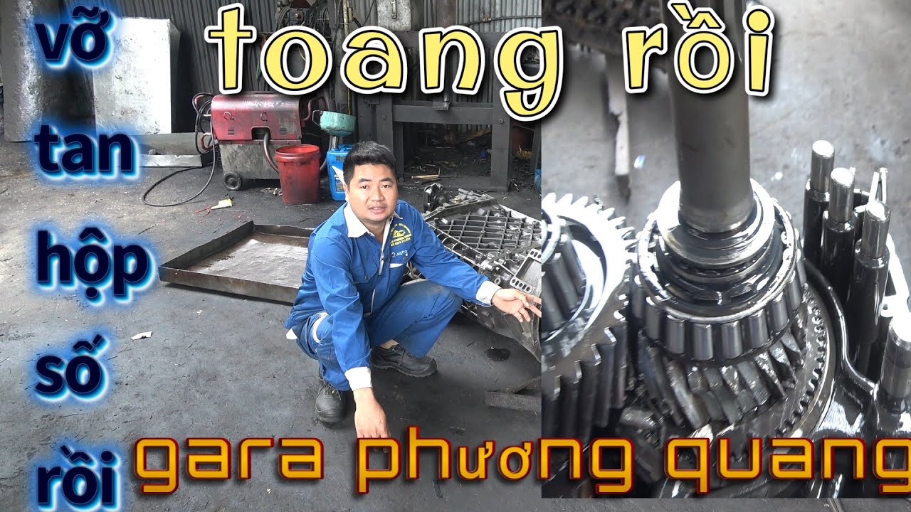 THÁO VÀ KIỂM TRA HỘP SỐ CỨU HỘ HÀ TĨNH VỀ , GARA PHƯƠNG QUANG