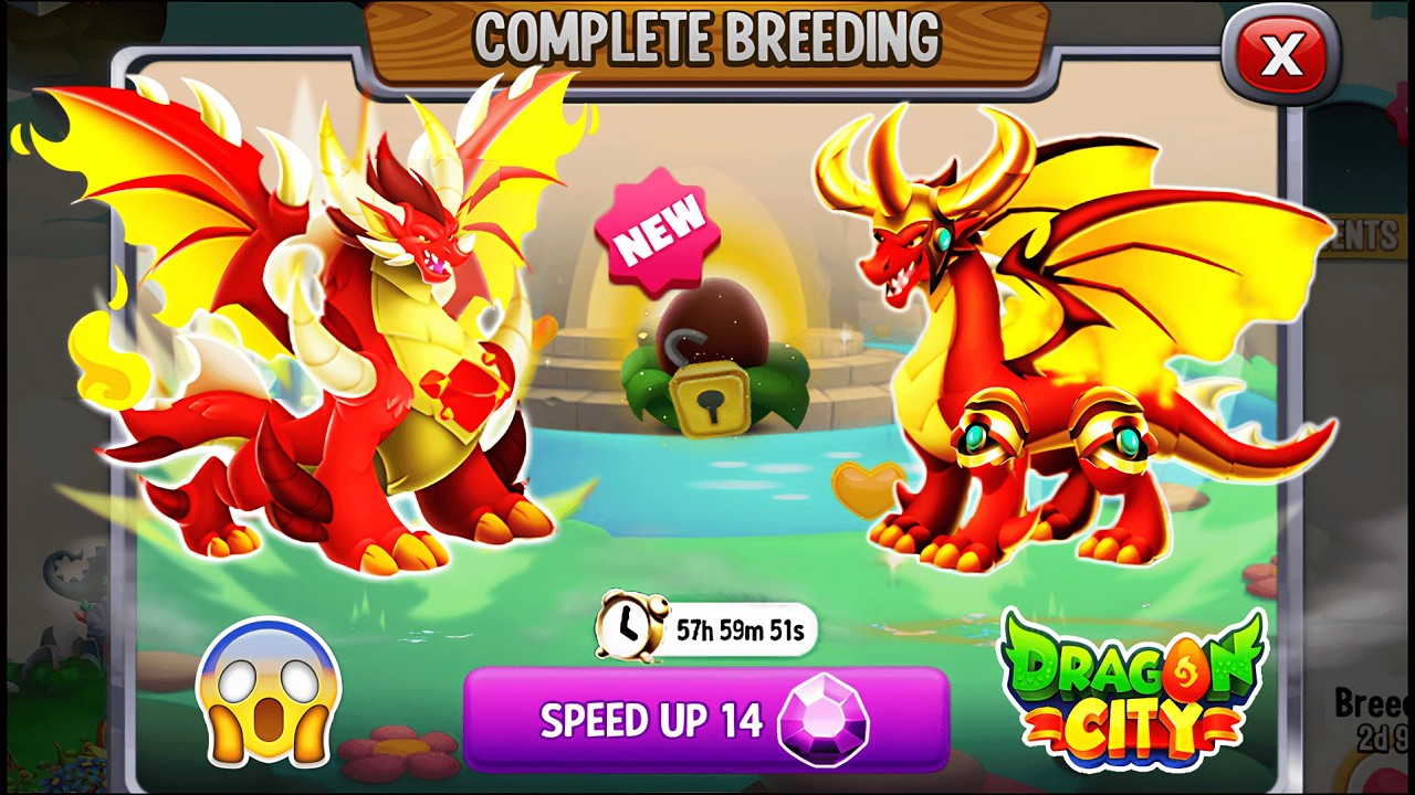 NEW BREEDING: High Flame Dragon vs Risen Flame Dragon | DRAGON CITY 2026! 😱