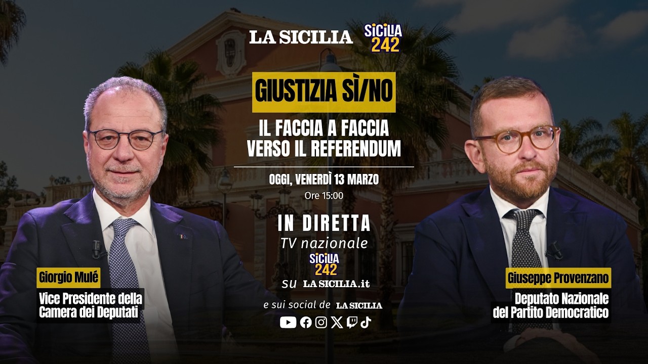 GIUSTIZIA SÌ/NO: Il faccia a faccia verso il referendum
