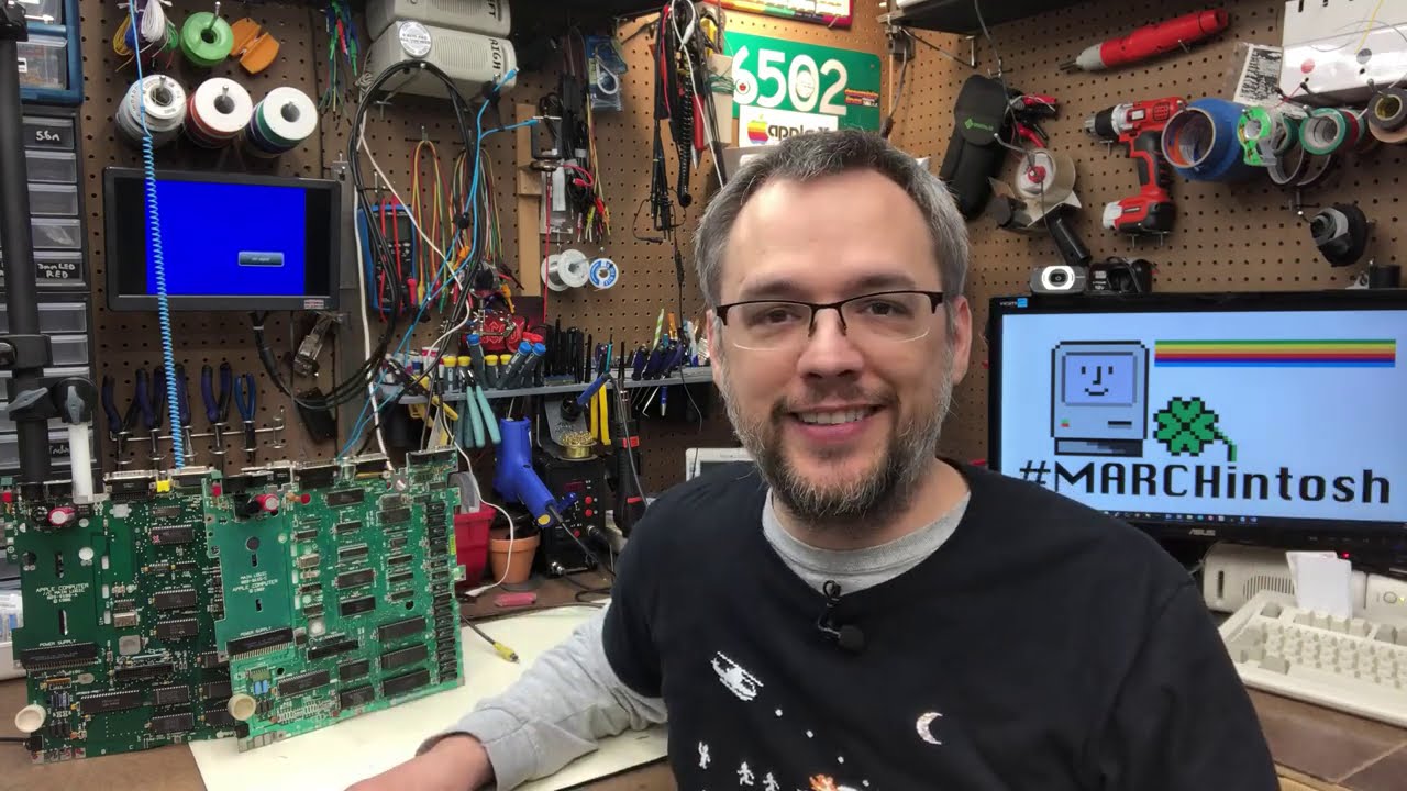 A Not So Quick Fix - Repairing two  Apple //C Logic Boards