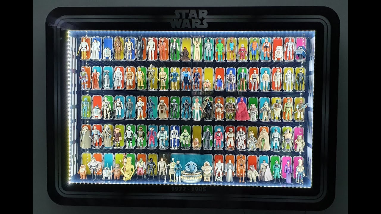 Collector Displays Vintage Star Wars figure cabinet