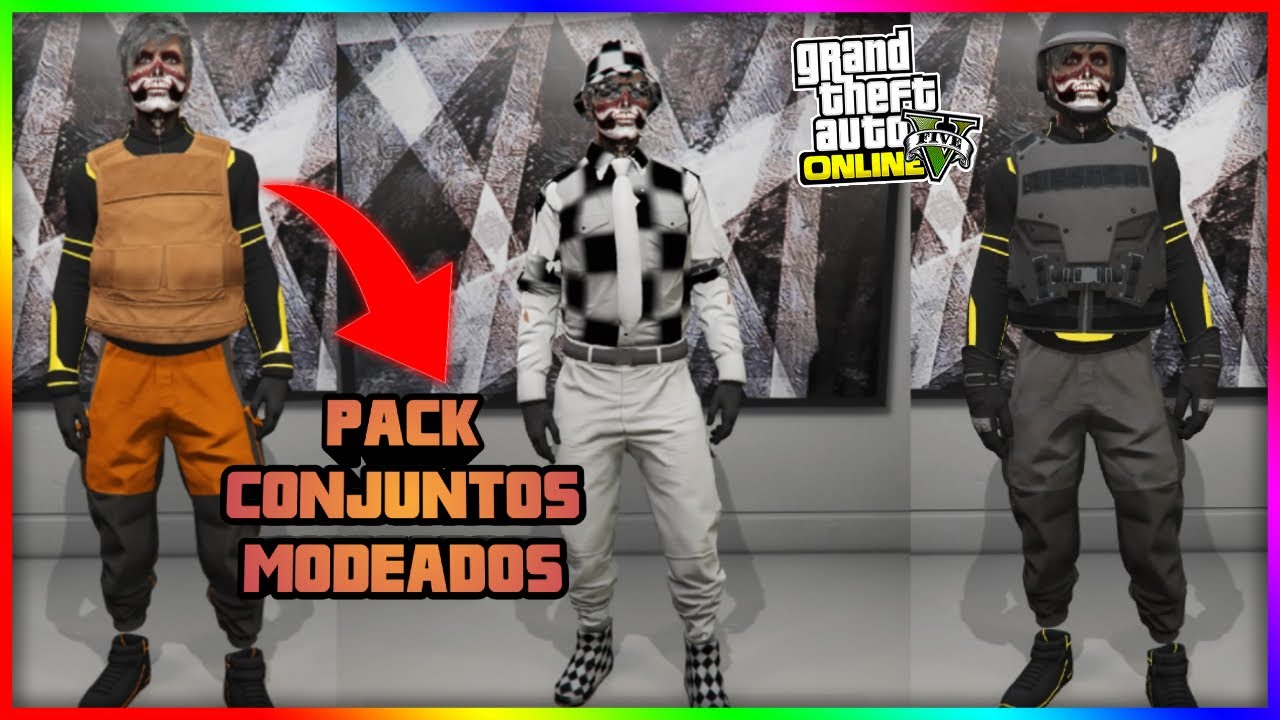 COMO OBTENER MULTIPLES CONJUNTOS MODEADOS a la VEZ | PACK DE CONJUNTOS MODEADOS! GTA V ONLINE | 1.53