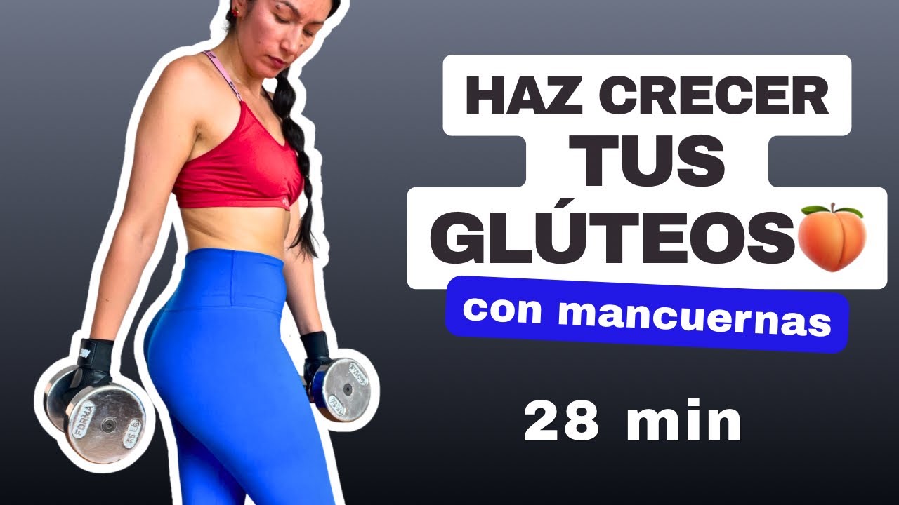 TRANSFORMA TUS GLÚTEOS | Rutina de 20 min con mancuernas