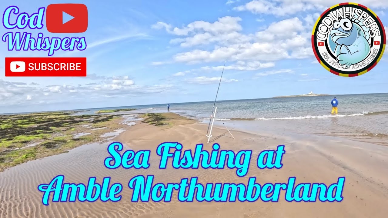 Sea Fishing and trying spinning at Amble Northumberland