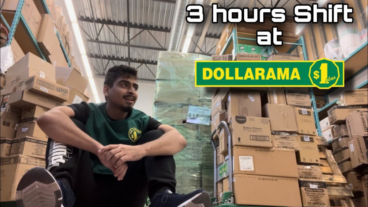 POV: working at Dollarama.