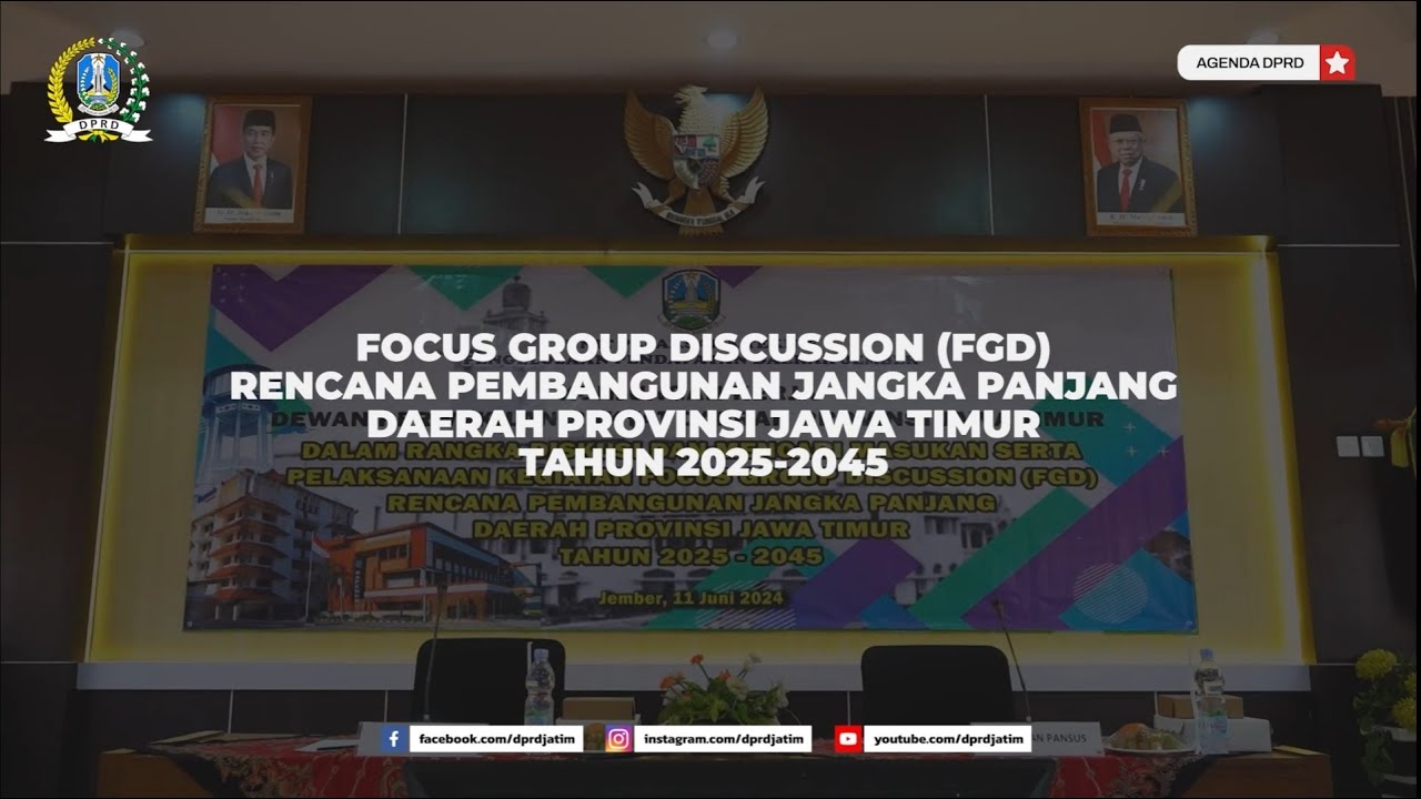 FGD RENCANA PEMBANGUNAN JANGKA PANJANG DAERAH PANSUS DPRD JATIM BERSAMA BAPPEDA JEMBER
