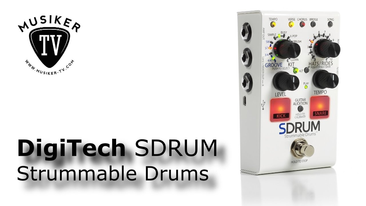 DigiTech SDRUM Strummable Drums - Review