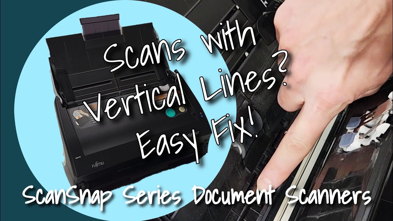Fujitsu RICOH ScanSnap Makes Lines on Scans HOW TO FIX S500 iX1400 iX1500 iX1600 S1500 iX500