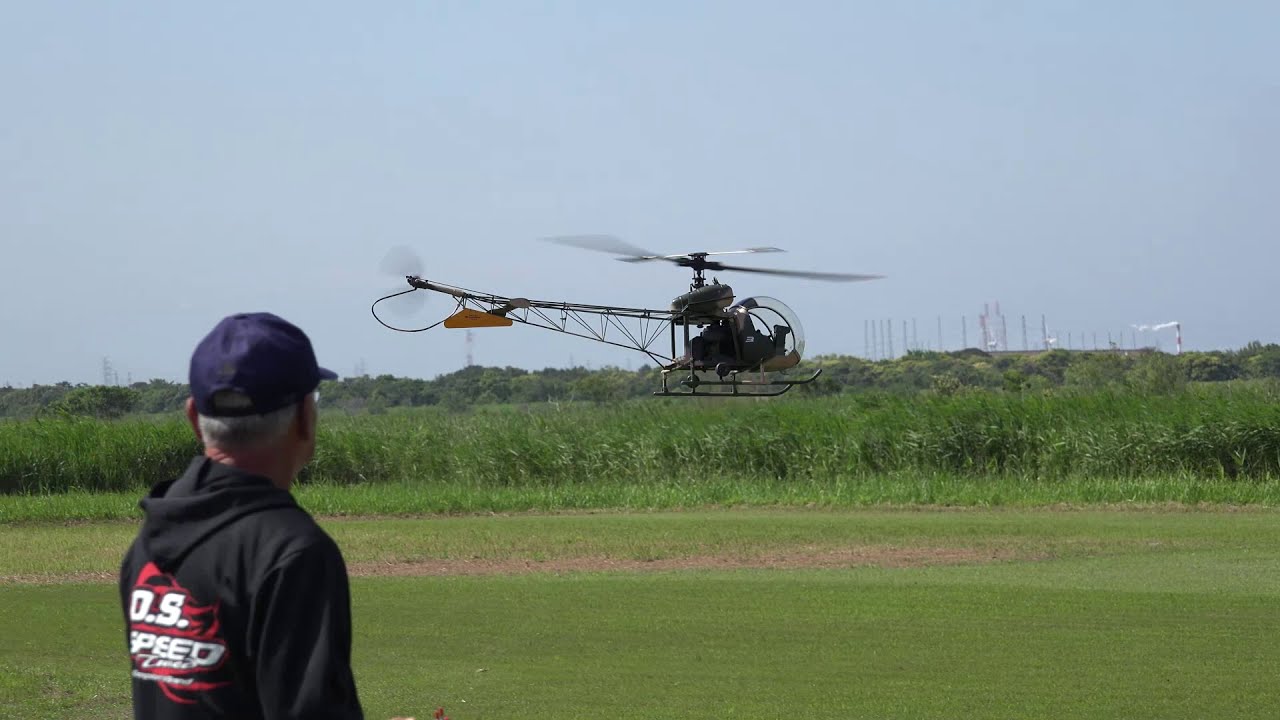 【HD】Bell 47G Helicopter ベル４７G ヘリコプター