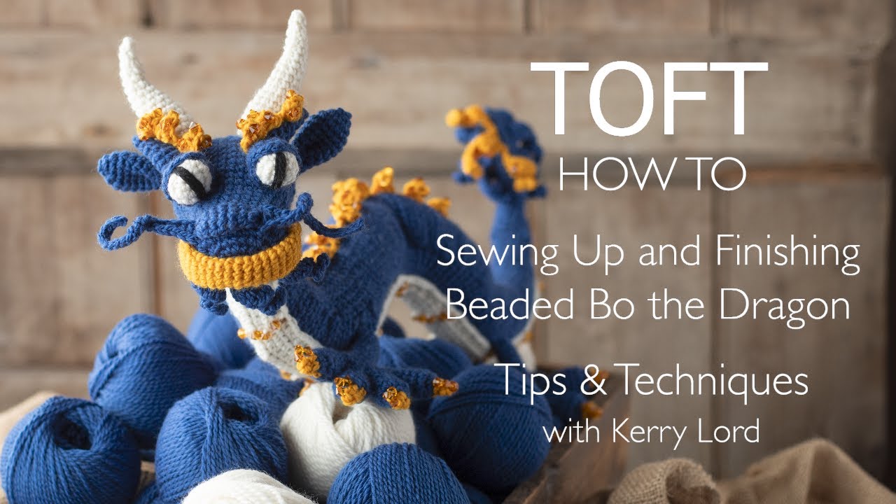 Sewing Up and Finishing Beaded Bo the Dragon