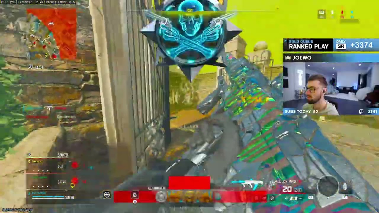 JoeWo Already Getting put Into Top 5% Ranked Lobbies