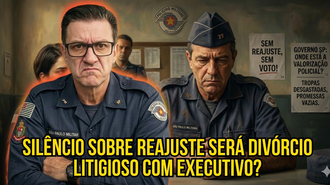 REAJUSTE POLICIAL EM SP: O SILÊNCIO QUE PODE CUSTAR A ELEIÇÃO!