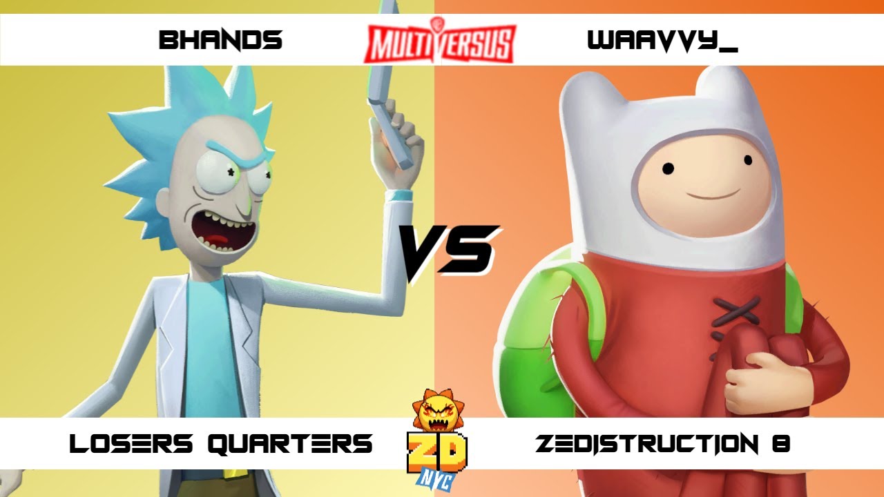 ZEDISTRUCTION 8 Losers Quarters Bhands (Rick) vs Waavvy_ (Finn) MultiVersus Tournament