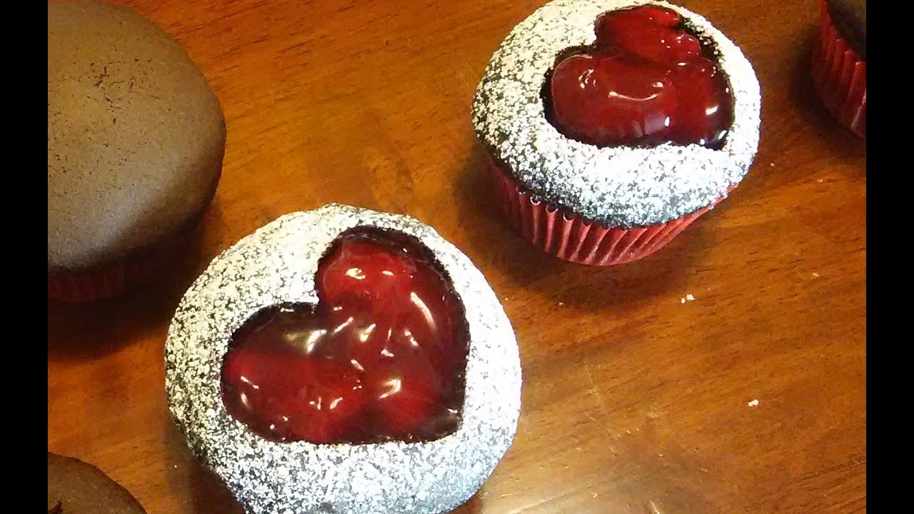 VERO VI 💋 CUPCAKE  CORAZON PARA SAN VALENTIN / DIA DE LA MADRE 💜