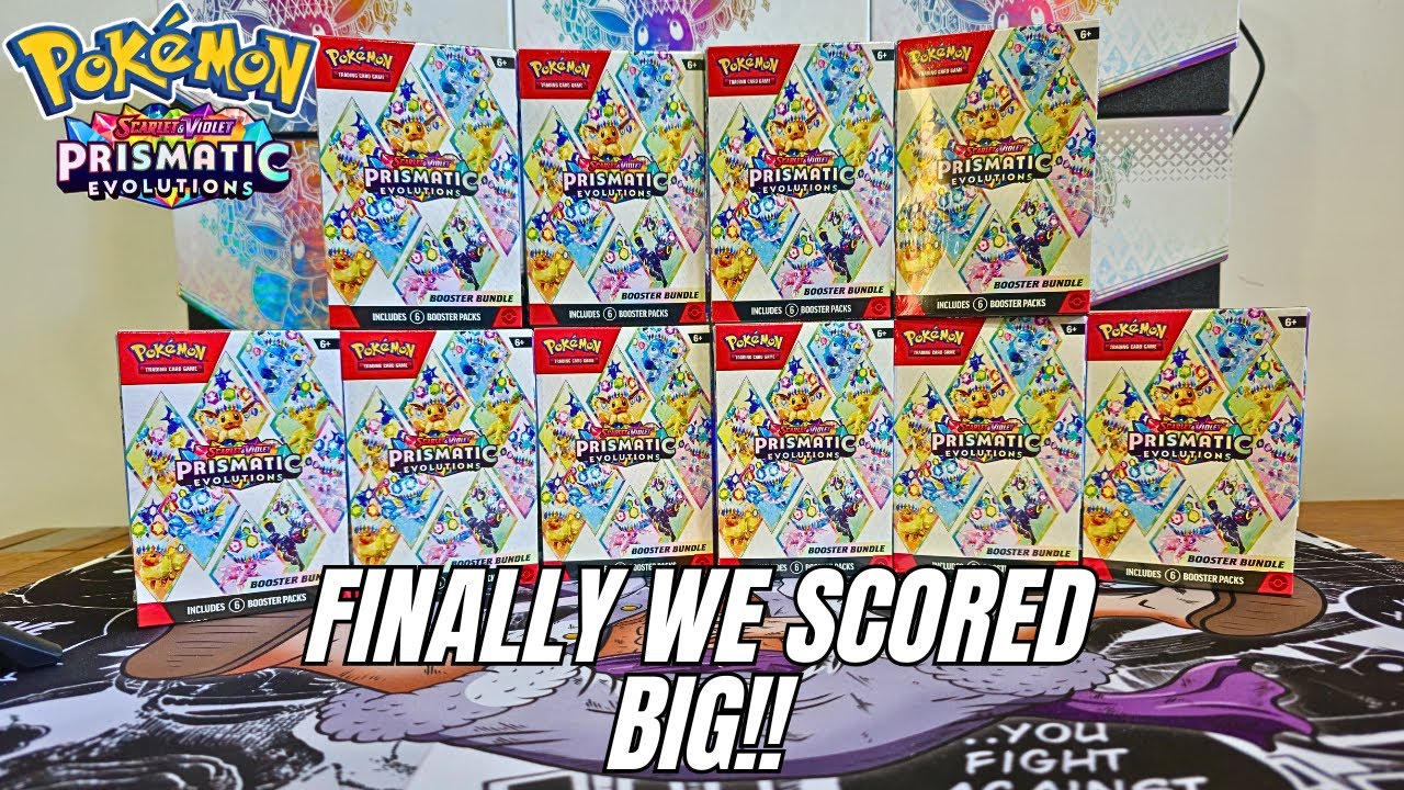 WE OPENED 10 PRISMATIC BOOSTER BUNDLES!!