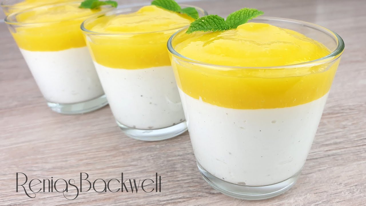 Schnell und erfrischend Mango Dessert 😋 einfach gemacht 🥭