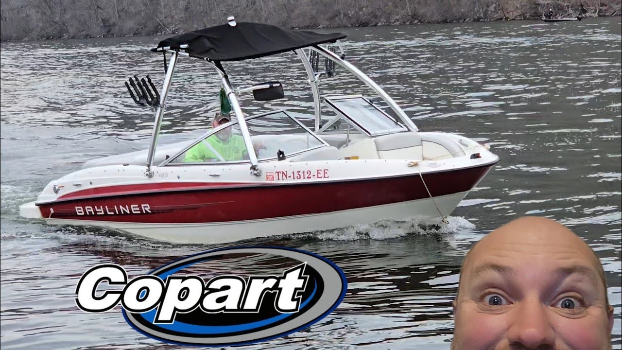 Проектная лодка Bayliner 185 Copart 2011 года, часть 3.