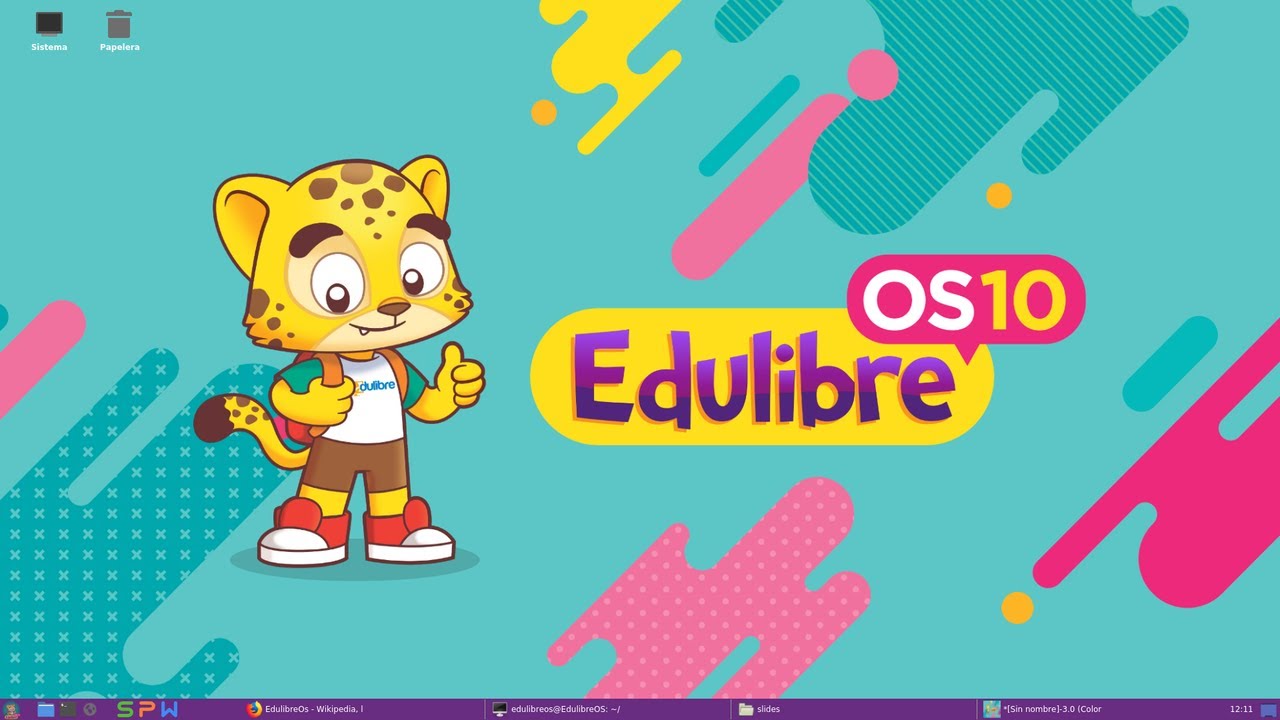 EdulibreOS 10 (Linux) - visão geral do sistema