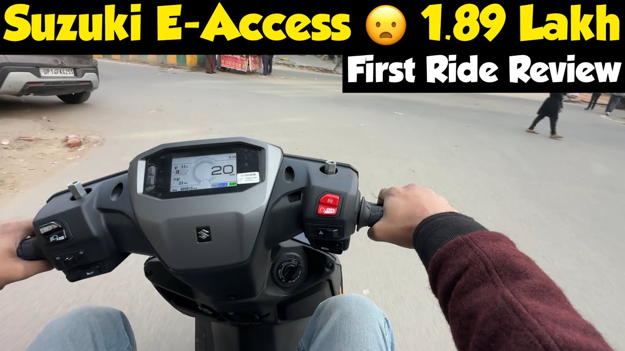 Suzuki E-Access First Ride Review | Design, Features, Range & Analysis | Motoring Daily