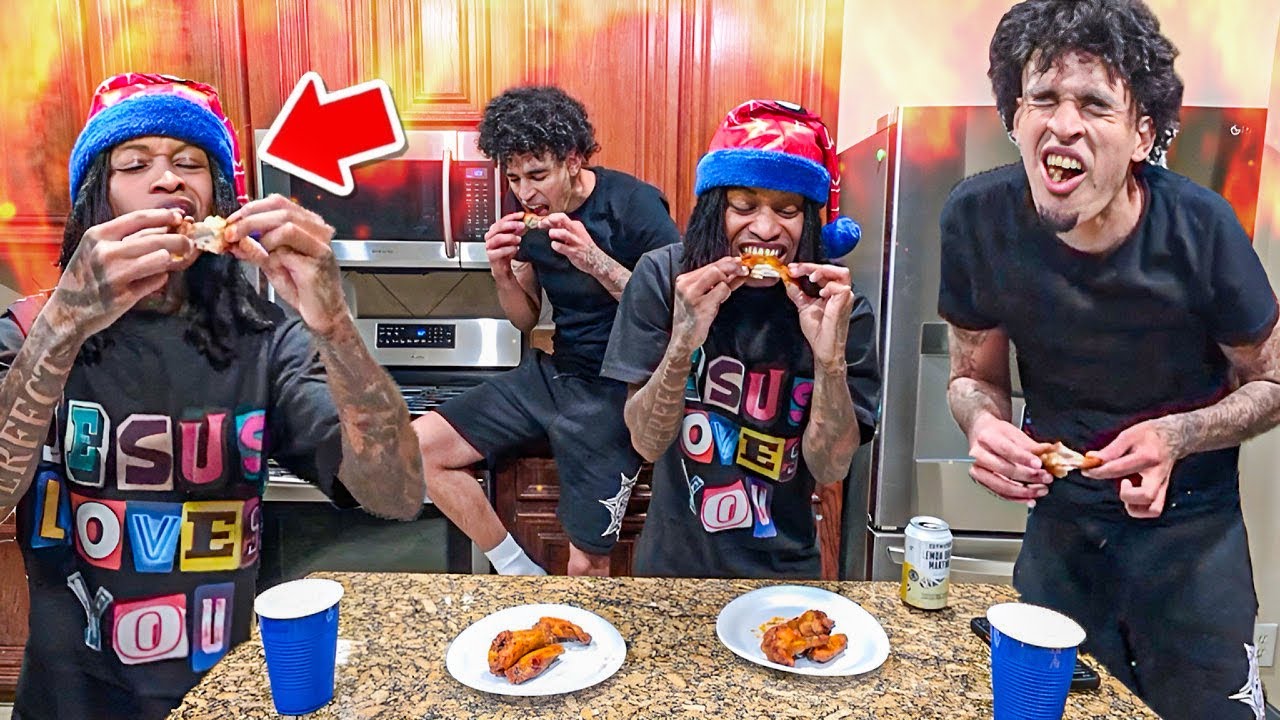 We Did The HOTTEST Buffalo Wild Wings Challenge!