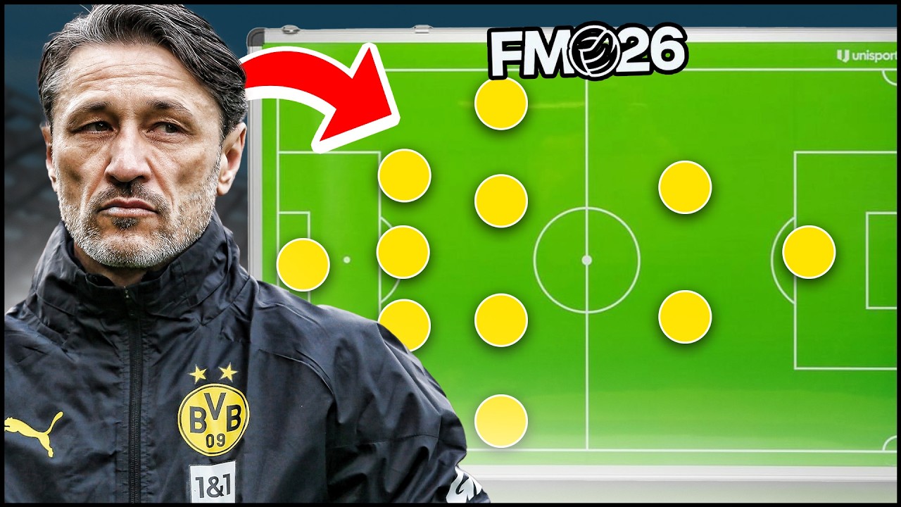 Niko Kovac's Unbeatable 3421 FM26 Tactics! | FM26 Best Tactics