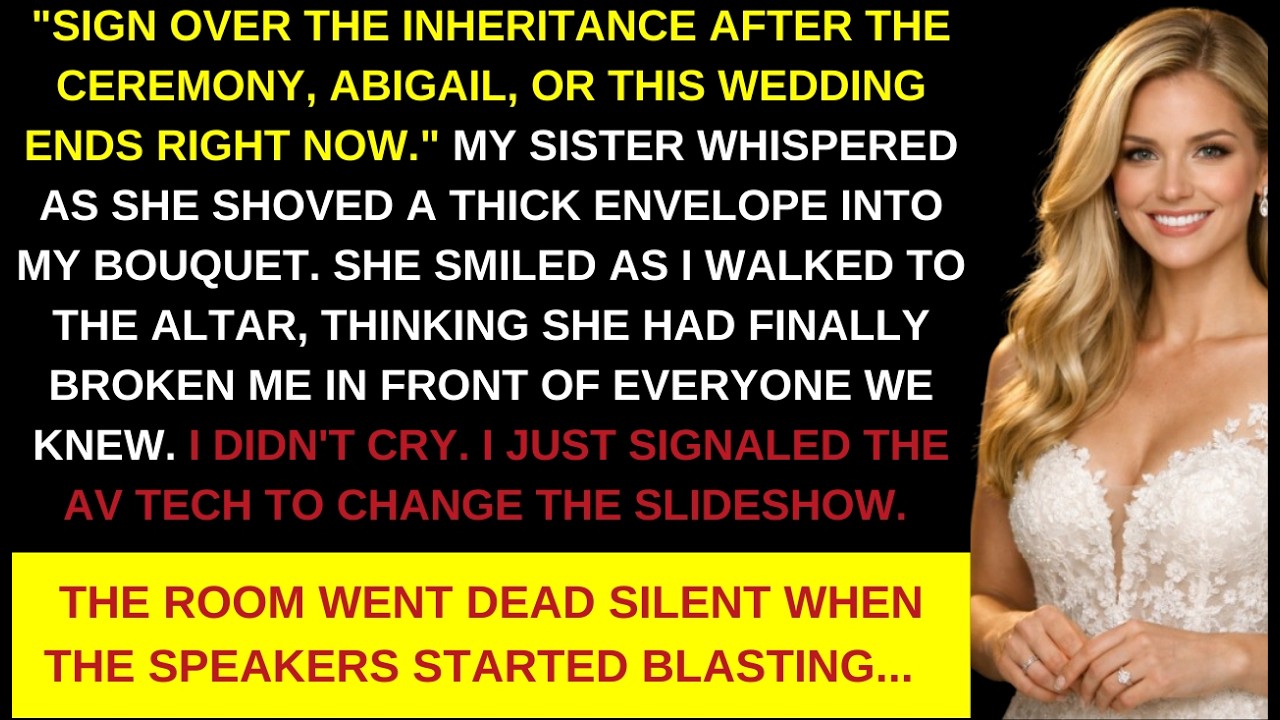 My Jealous Sister Tried to Steal My Inheritance on My Wedding Day… It Ended in Handcuffs