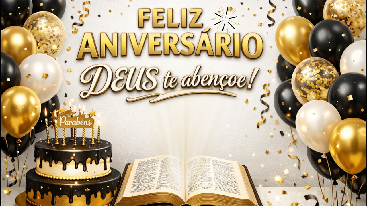 Parabéns, feliz aniversário.. Muitas bençãos em sua vida 🎂✨