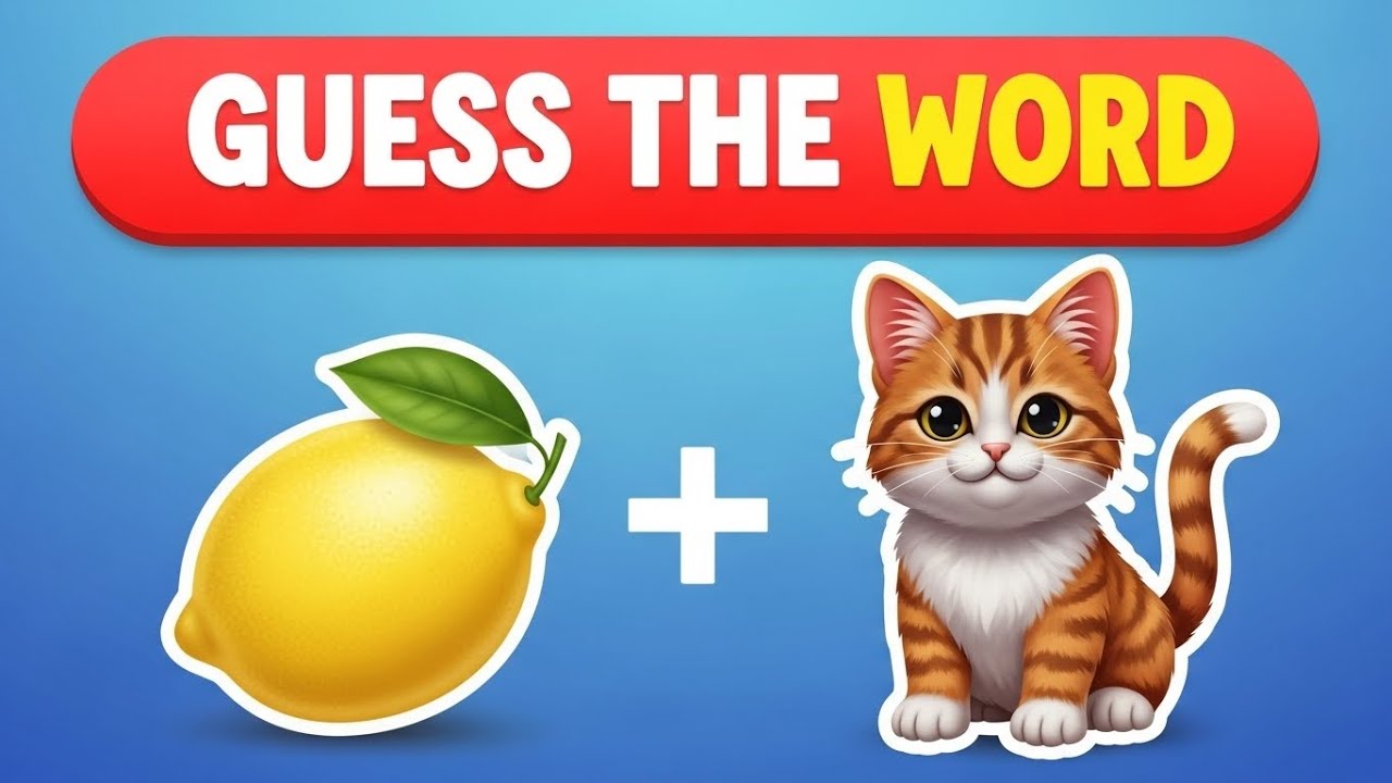 Guess the 80 Words by Emojis 🤔 Emoji Quiz Challenge
